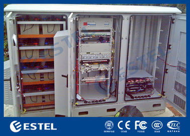 خزانة خارجية BTS متعددة المقصورات ، خزانة معدات الاتصالات DDTE025