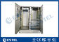 30U Two Bay Base Station Cabinet Aircon Cooling IP55 لمعدات الاتصال