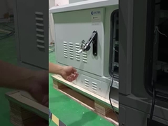 خزانة خارجية مضادة للطقس ذات حجرتين لمعدات الاتصالات ذات أداء عال مناهض للتآكل