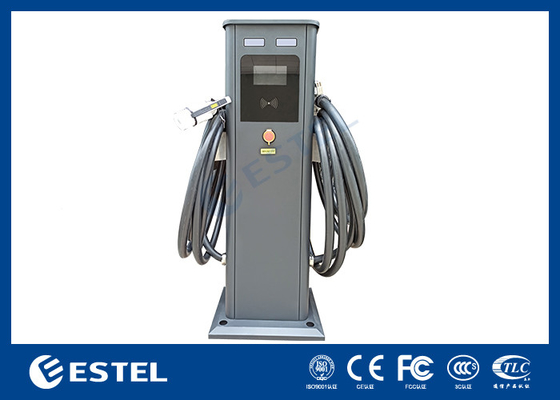 محطة شحن للسيارات الكهربائية في الهواء الطلق محطة شحن للسيارات الكهربائية AC EV 3 مرحلة شاحن الكهرباء الكهربائية 22kw مع كابل 5M