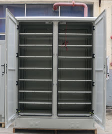 حاوية بطارية خارجية ذات جدار واحد مع فتحتين مع أبواب أمامية من طبقتين