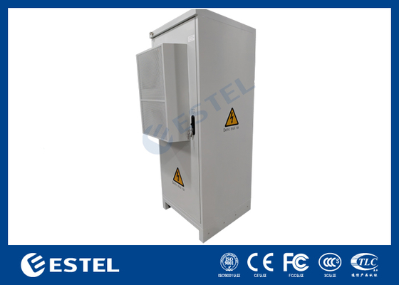 خزانة اتصالات خارجية من الصفيح المجلفن مع نظام طاقة اتصالات 9 كيلو واط 150 أمبير لمقومات إمداد الطاقة DC لمعدات الاتصالات