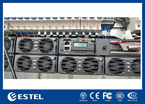 نظام الكهرباء الخارجي للاتصالات 30U مجلس الوزراء الخارجي مع 9 كيلوواط إلى 18 كيلوواط نظام الكهرباء التليكمية المتواصلة القابلة للتوسع