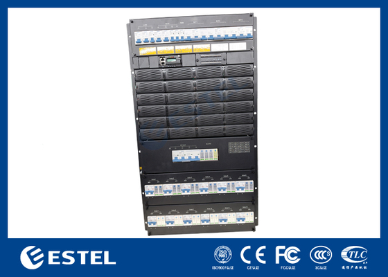 19U إمدادات الطاقة تحت الرف 3000W 48V 220V AC مدخل نظام الطاقة للاتصالات