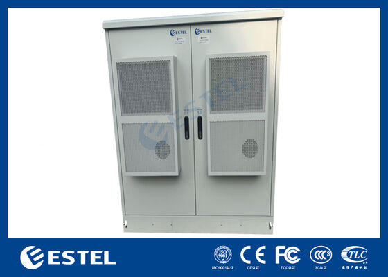 IP55 Two Cabin Telecom Power System with Two Compartments of Two Rows for Power and Battery