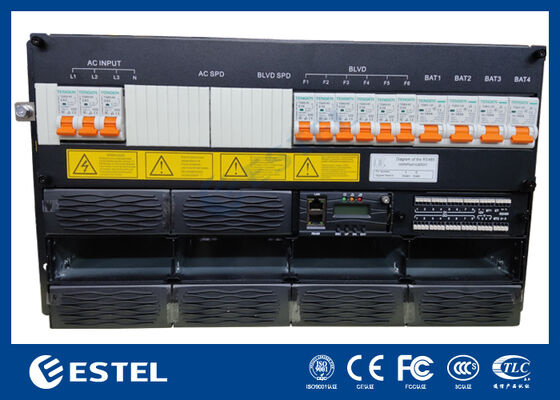 DC48V 24kw نظام تصحيح وقف واحد ذكي رف الطاقة الاتصالات