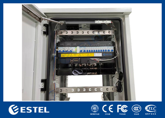 لوحة طاقة اتصالات بقدرة 32 كيلو واط مع بابين لتزويد معدات الاتصالات بجهد 48 فولت تيار مستمر