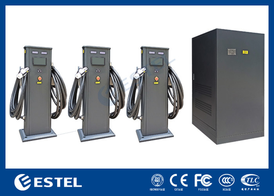 محطة شحن للسيارات الكهربائية في الهواء الطلق محطة شحن للسيارات الكهربائية AC EV 3 مرحلة شاحن الكهرباء الكهربائية 22kw مع كابل 5M