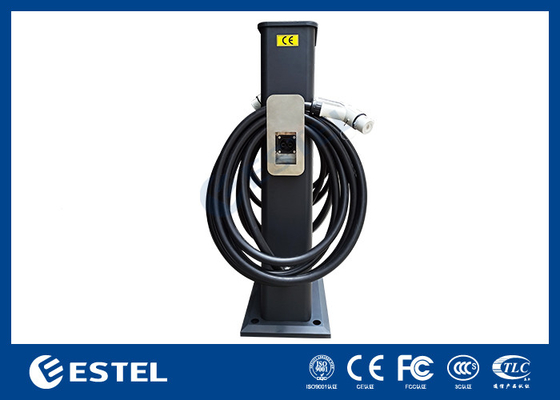 محطة شحن للسيارات الكهربائية في الهواء الطلق محطة شحن للسيارات الكهربائية AC EV 3 مرحلة شاحن الكهرباء الكهربائية 22kw مع كابل 5M