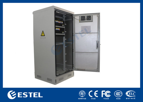 40U IP55 الصلب المسال الخارجي الذكي مع مكيف الهواء 1500W
