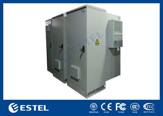 ET9070220-42U IP55 خزانة الاتصالات الخارجية مع تكييف الهواء AC هيكل الفولاذ المغلف