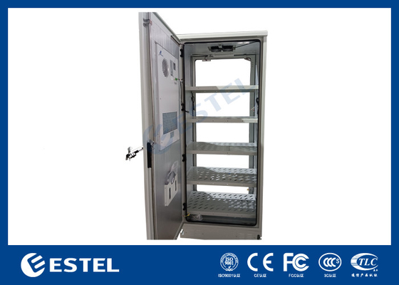 ET9070220-42U IP55 خزانة الاتصالات الخارجية مع تكييف الهواء AC هيكل الفولاذ المغلف