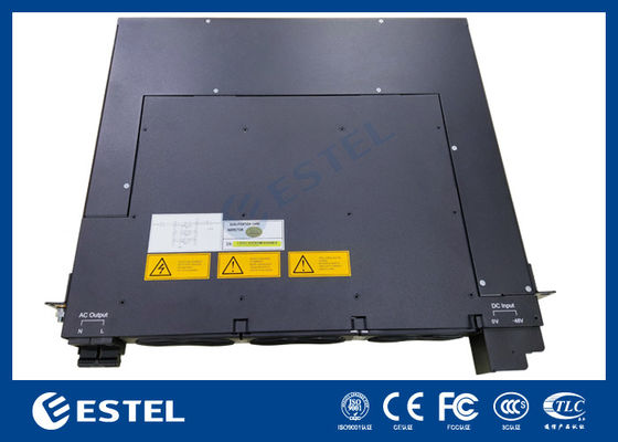 -48VDC مضغوطة إلى 220VAC عاكس التيار المتردد إلى التيار المتردد إمدادات الطاقة لنظام الطاقة للاتصالات 1U تحويل الجهد الكهربائي العالي