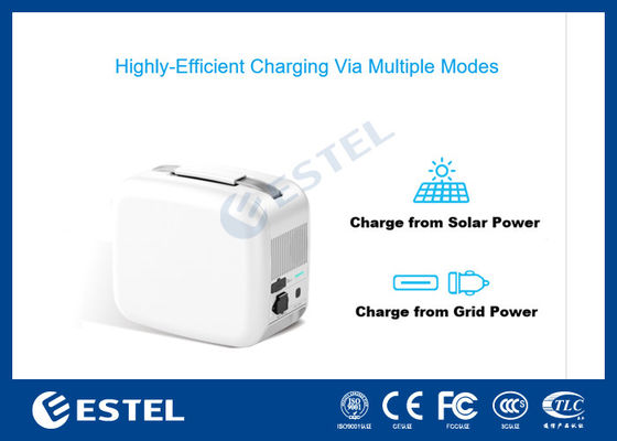 محطة طاقة محمولة ESTEL eCandle 1KWH بطارية LiFePO4 شحن بالطاقة الشمسية خرج 300 واط احتياطي UPS
