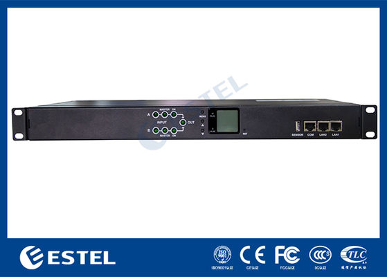 200-240VAC 2x16A إدخال مزدوج محول رف PDU مع KN-1 مراقبة الحماية