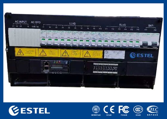 24U خارجية التليكوم المصحح مجلس الوزراء مع 18kw توزيع الطاقة المشتركة