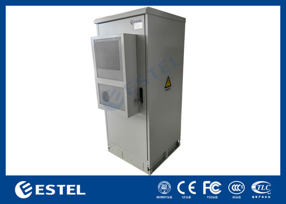 خزانة الاتصالات في الهواء الطلق مع بطارية ATS وكاميرا لنظام الطاقة للاتصالات