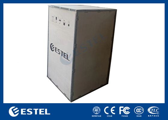 خزانة الاتصالات في الهواء الطلق مع بطارية ATS وكاميرا لنظام الطاقة للاتصالات