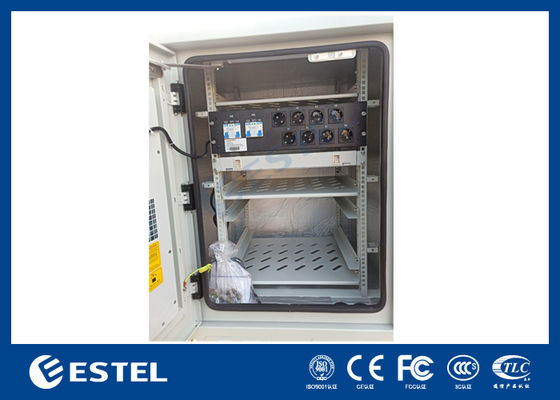 IP55 خزانة الاتصالات الخارجية مع PDU و ODF لنظام طاقة الاتصالات