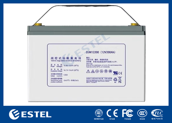 ESTEL DJM12200 12V 200Ah بطارية حمض الرصاص ذات السعة العالية حلول الطاقة الصناعية لنظم الاتصالات وتخزين الطاقة