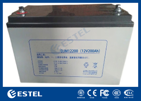 ESTEL DJM12200 12V 200Ah بطارية حمض الرصاص ذات السعة العالية حلول الطاقة الصناعية لنظم الاتصالات وتخزين الطاقة