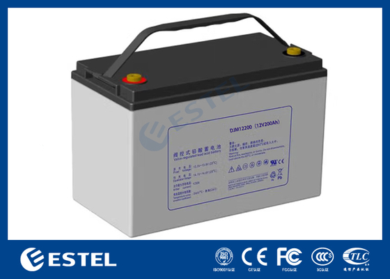 ESTEL DJM12200 12V 200Ah بطارية حمض الرصاص ذات السعة العالية حلول الطاقة الصناعية لنظم الاتصالات وتخزين الطاقة