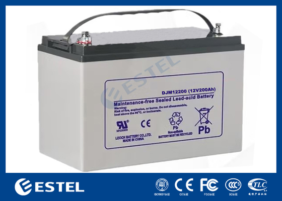 ESTEL DJM12200 12V 200Ah بطارية حمض الرصاص ذات السعة العالية حلول الطاقة الصناعية لنظم الاتصالات وتخزين الطاقة