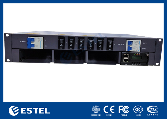 - 48VDC نظام الطاقة للاتصالات مع قدرة الطاقة 9kW ووظائف التحكم عن بعد ومراقبة