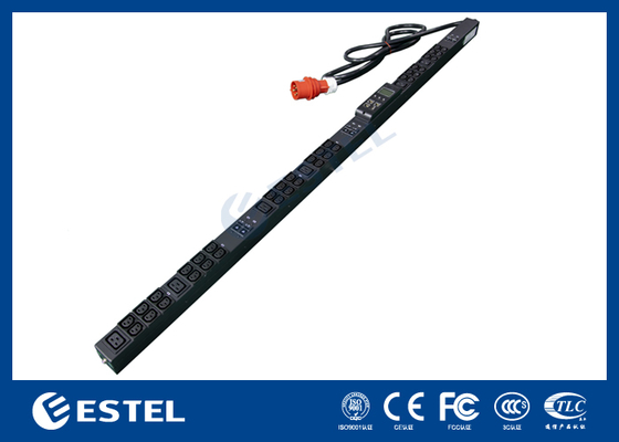 19 منفذًا ، بروتوكولات ذكية PDU ، حماية من التفوق ، قدرة 16A / 250V ، وتصميم وصلة مسطحة لتوزيع طاقة رف الخادم الموثوق بها وسلامة المعدات.