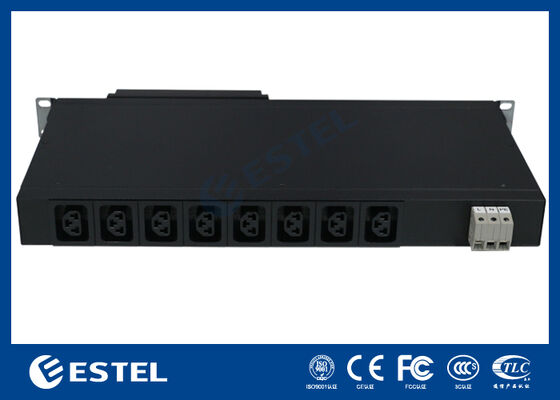 وحدة توزيع الطاقة الذكية مصممة لاستخدام المساحة في البيئات المثبتة على الرف مع الشكل المدمج 1U حجم المصنع