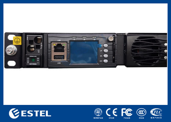 1U 8kW مكيف الاتصالات الطاقة مع إدارة SNMP ومطابقة مع كل من 3000W و 4000W وحدات