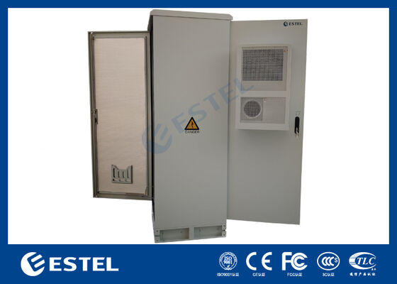 Outdoor Integrated Energy Storage Cabinet with Two Doors Access and Multi Layer Battery Rack for Telecom and Backup Power Applications
