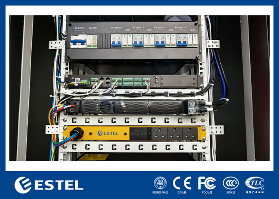 Outdoor Integrated Energy Storage Cabinet with Two Doors Access and Multi Layer Battery Rack for Telecom and Backup Power Applications