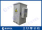 خزانة اتصالات خارجية معزولة بجدار واحد 24U مقاومة للماء / صندوق التحكم في درجة الحرارة