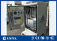 خزانة اتصالات خارجية متكاملة من الصلب المجلفن 120W / K نظام تبريد مبادل حراري