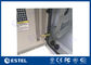 خزانة اتصالات خارجية مقاومة لتسرب الماء IP55 16U مع تصميم مكيف الهواء وقفل مضاد للسرقة