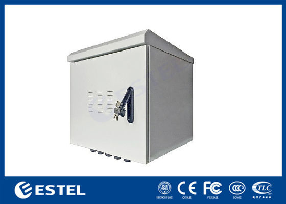 9U Pole Mounted Cabinet IP55 في الهواء الطلق إغلاق الاتصالات لمحطة قاعدة الاتصالات