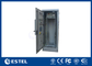 42U نوع مكيف الهواء خزانة الاتصالات الخارجية / حاوية اتصالات معزولة بالحرارة مزدوجة الجدار
